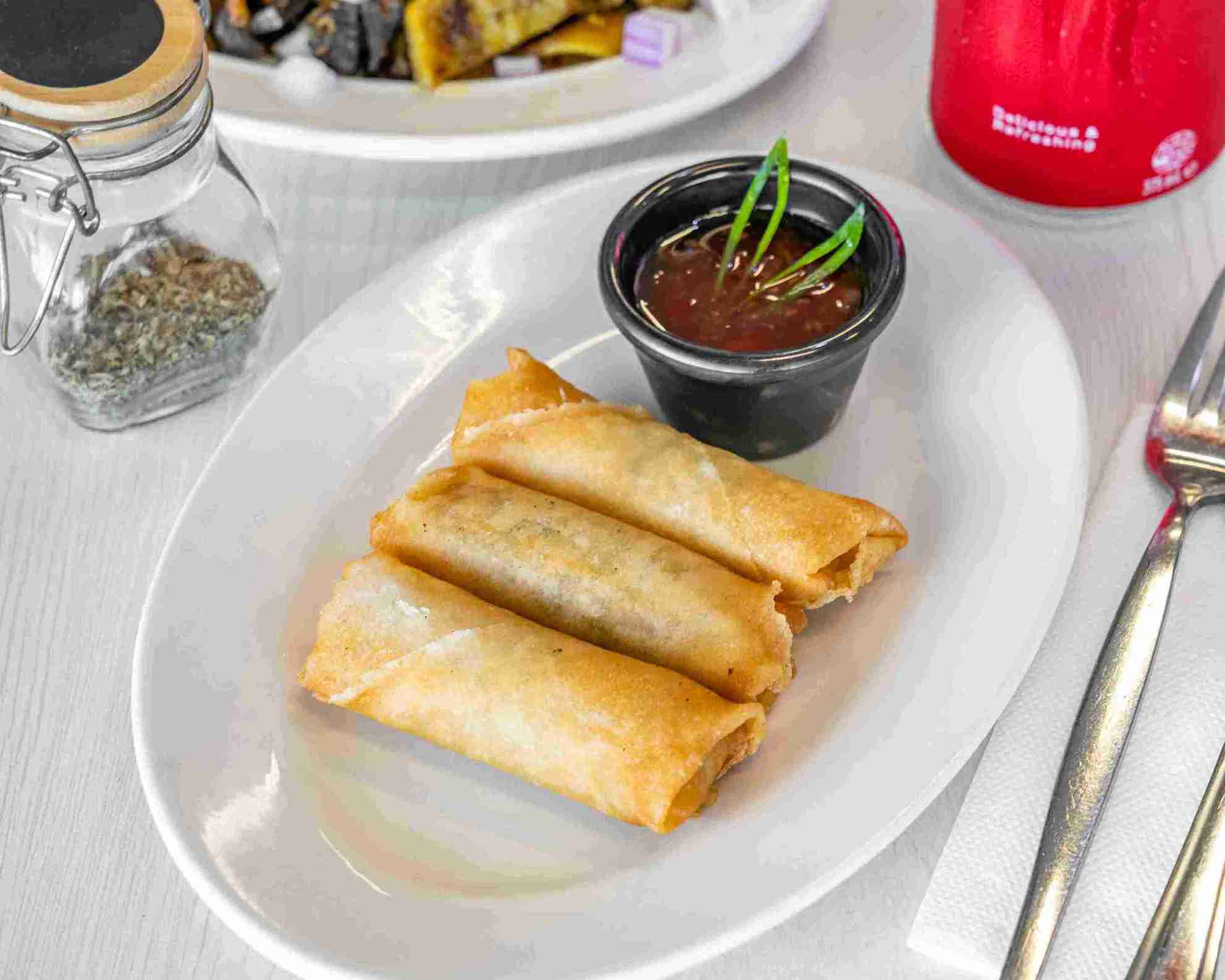 Spring Rolls at Spicy Momo House Restaurant
